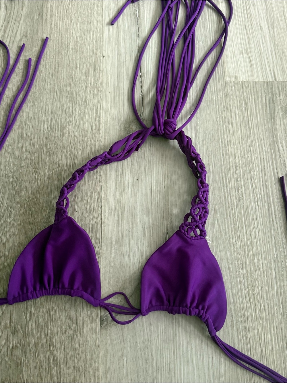 Mikoh Purple Bikini Top